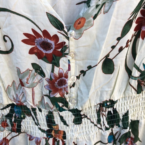 ❌SOLD❌ Split ButtonUp Front Floral Dress - Picture 7 of 16